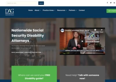Disability Advantage Group Website Design