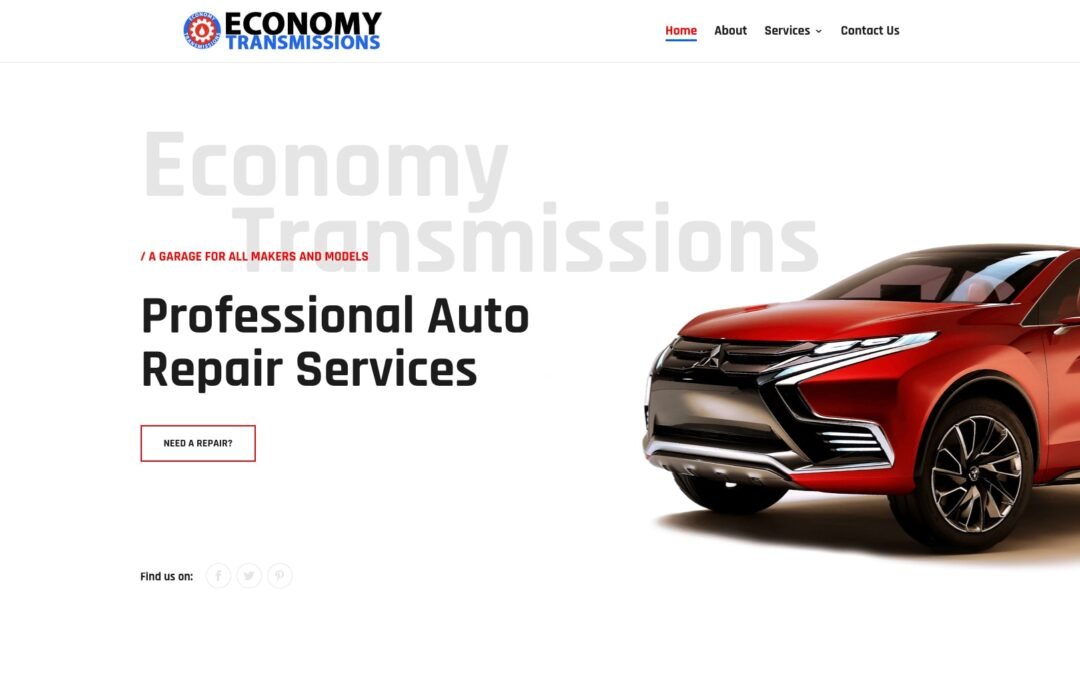 Economy Transmissions Website
