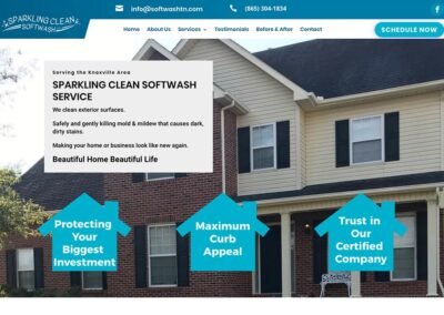 Sparkling Clean Softwash Website